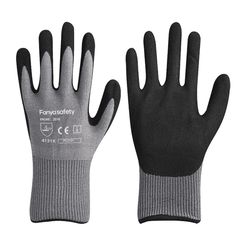 샌디 니트릴 코팅 처리된 15G 나일론/스판덱스 라이너