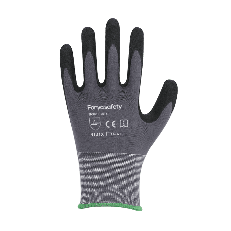 샌디 니트릴 코팅 처리된 15G 나일론/스판덱스 라이너