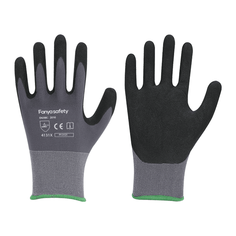 샌디 니트릴 코팅 처리된 15G 나일론/스판덱스 라이너